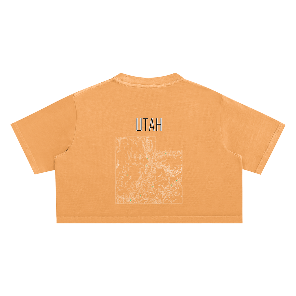 Women's Utah Contour Snow Washed Crop Top