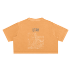 Women's Utah Contour Snow Washed Crop Top
