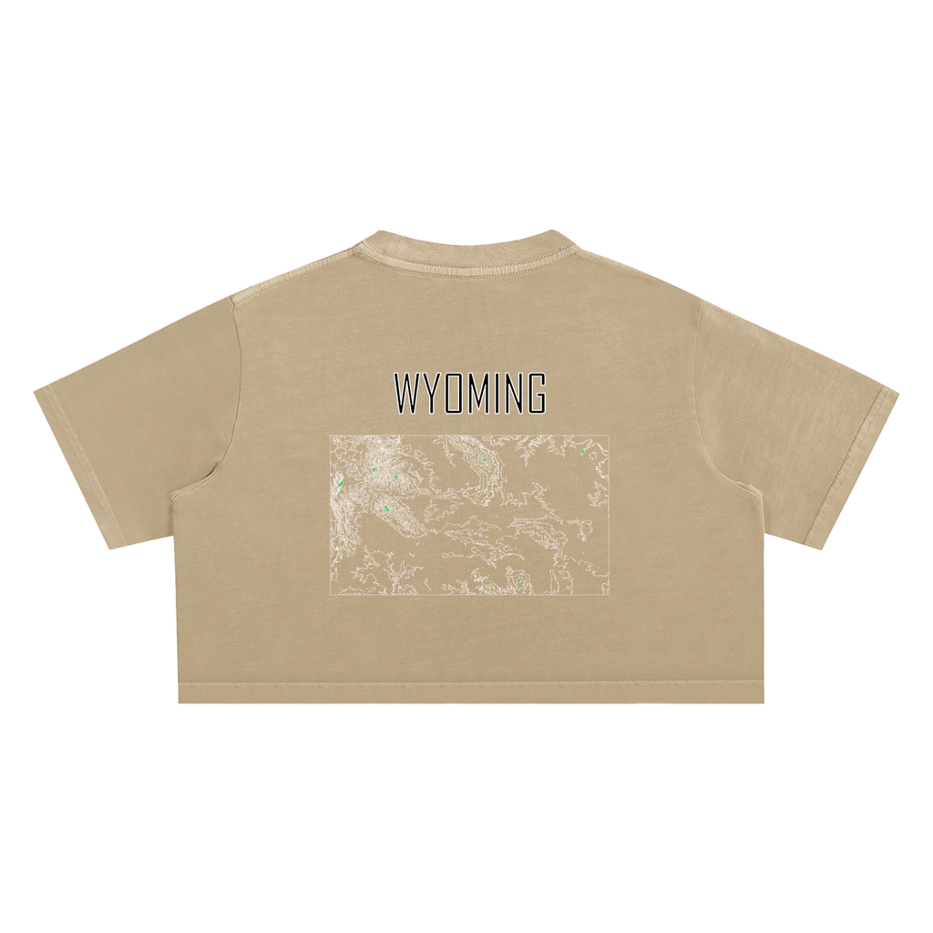 Women's Wyoming Contour Snow Washed Crop Top