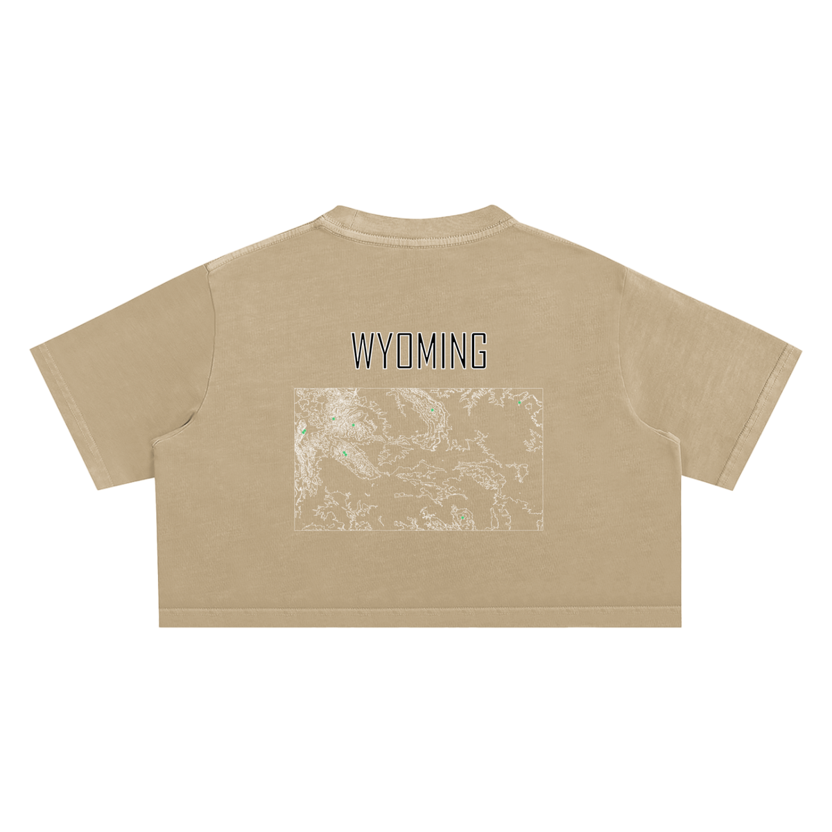 Women's Wyoming Contour Snow Washed Crop Top