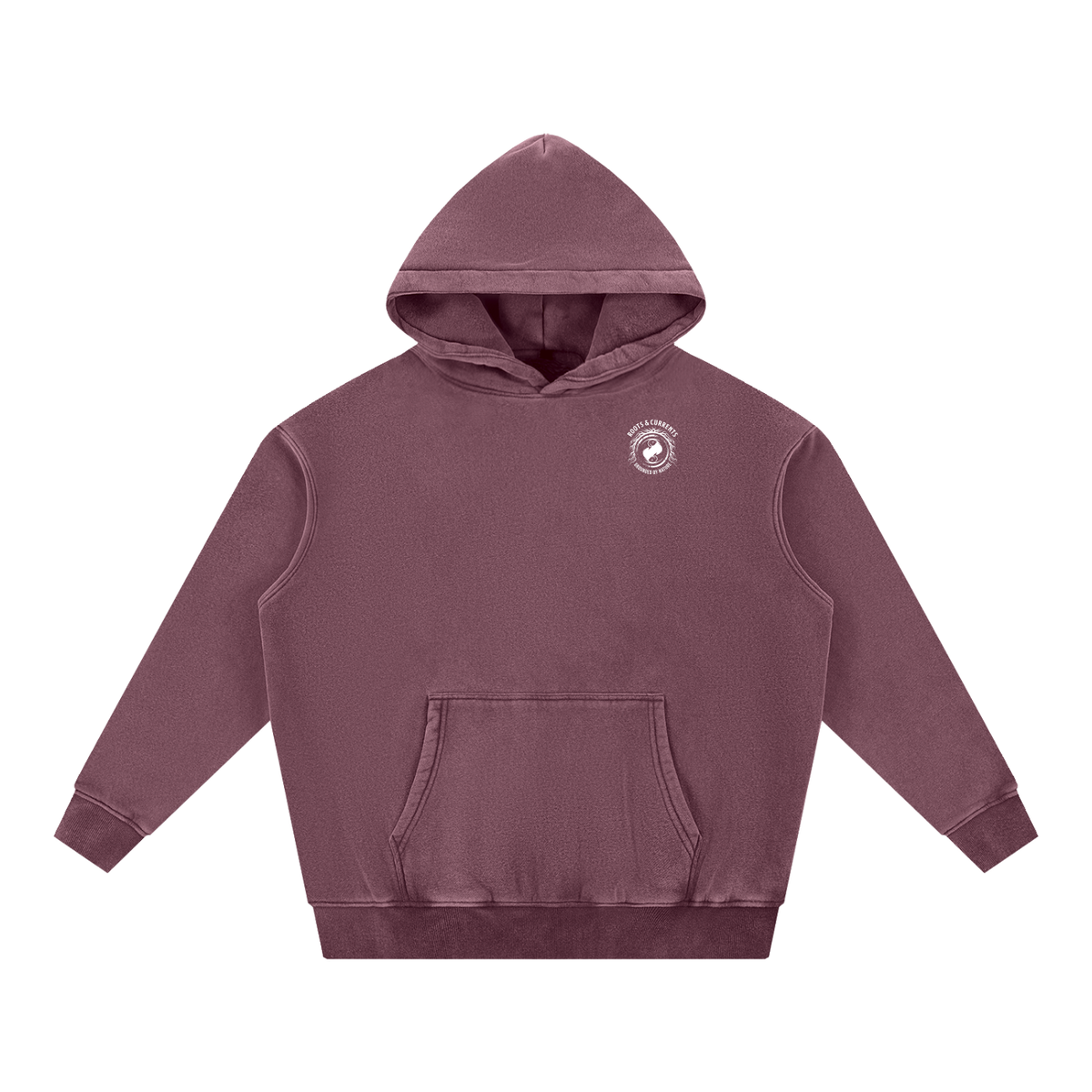 Unisex Colorado Contour Topographic Oversized Fleece Hoodie