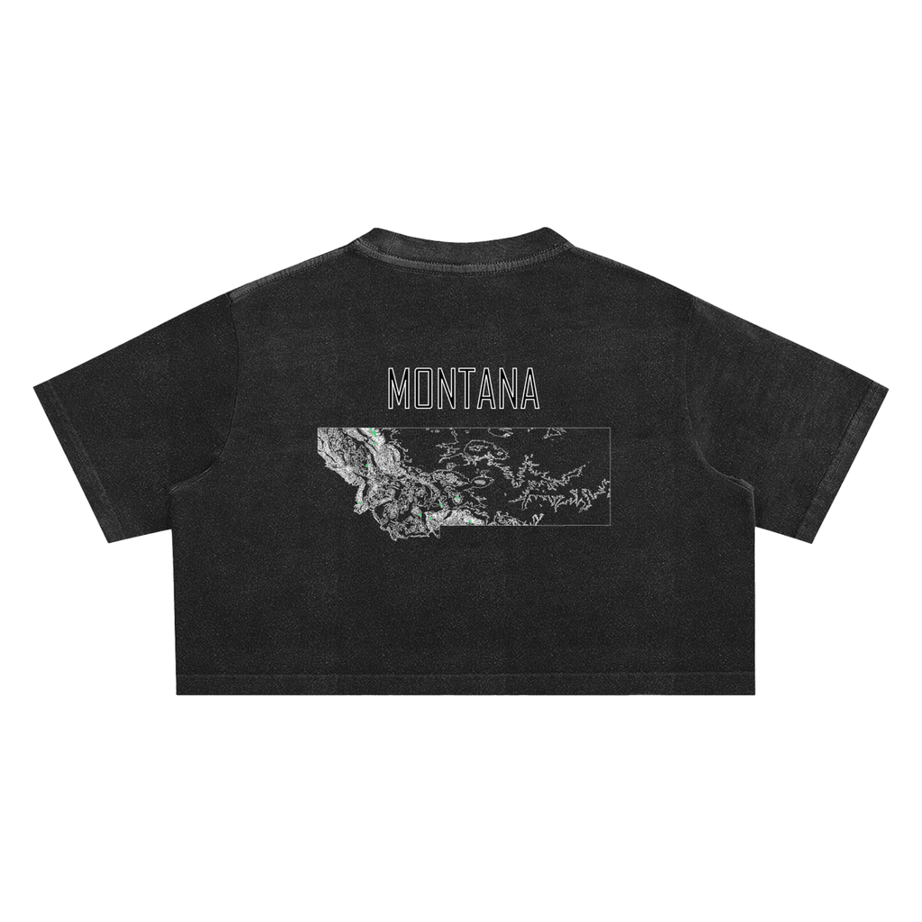 Women's Montana Contour Snow Washed Crop Top