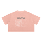 Women's Colorado Contour Snow Washed Crop Top