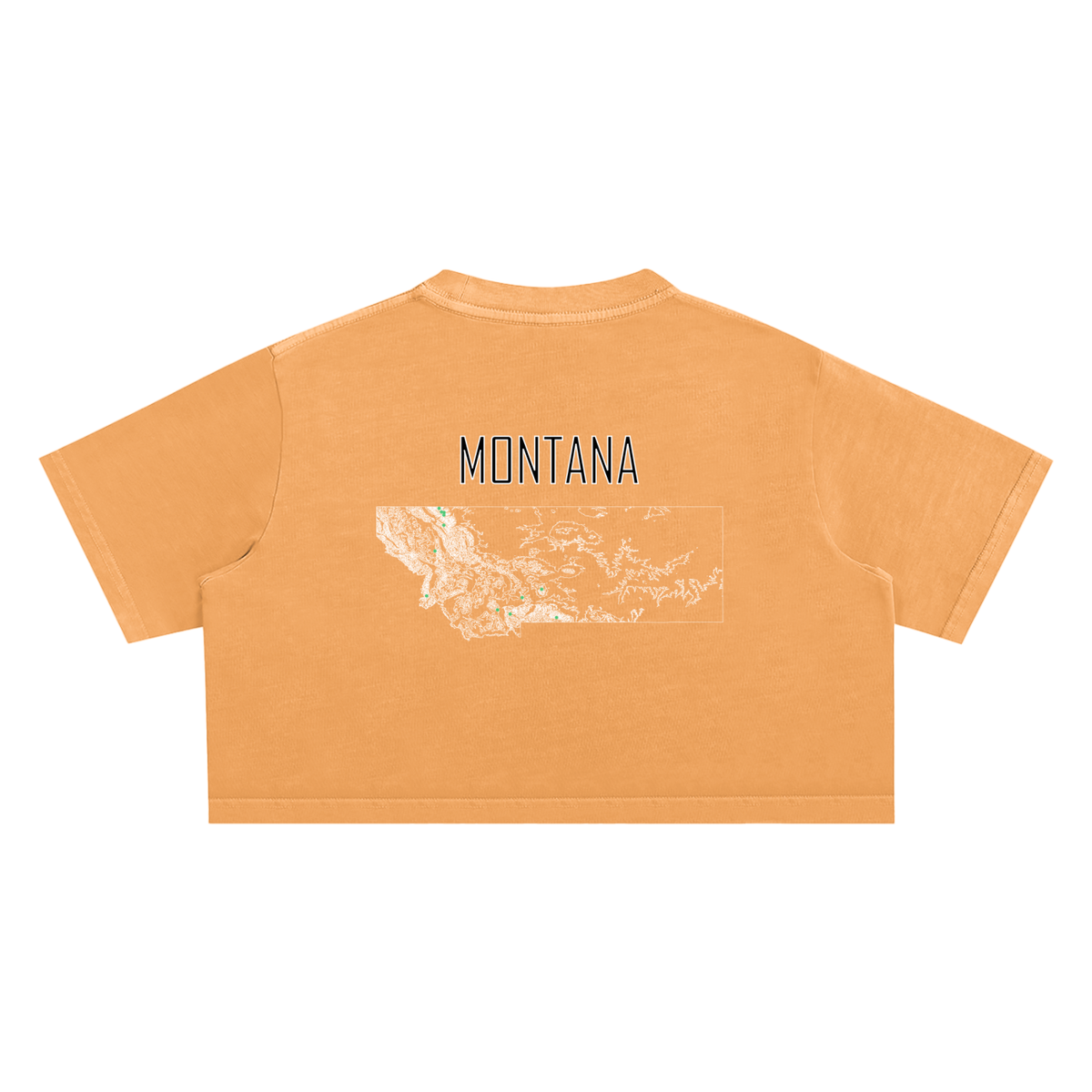 Women's Montana Contour Snow Washed Crop Top