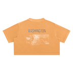 Women's Washington Contour Snow Washed Crop Top