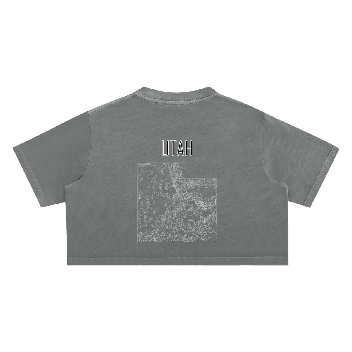 Women's Utah Contour Snow Washed Crop Top