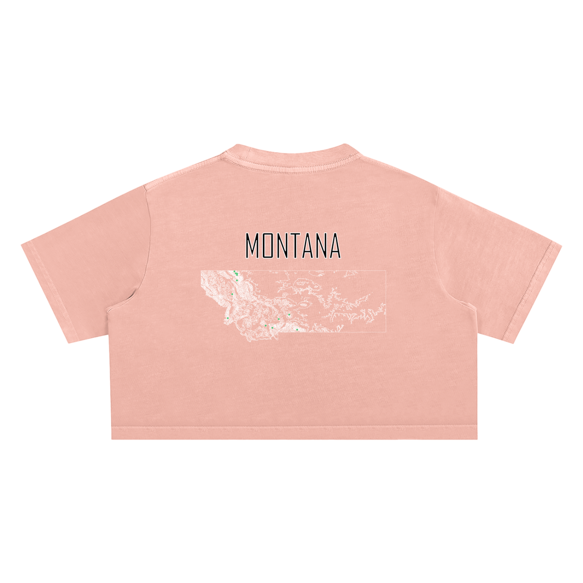 Women's Montana Contour Snow Washed Crop Top
