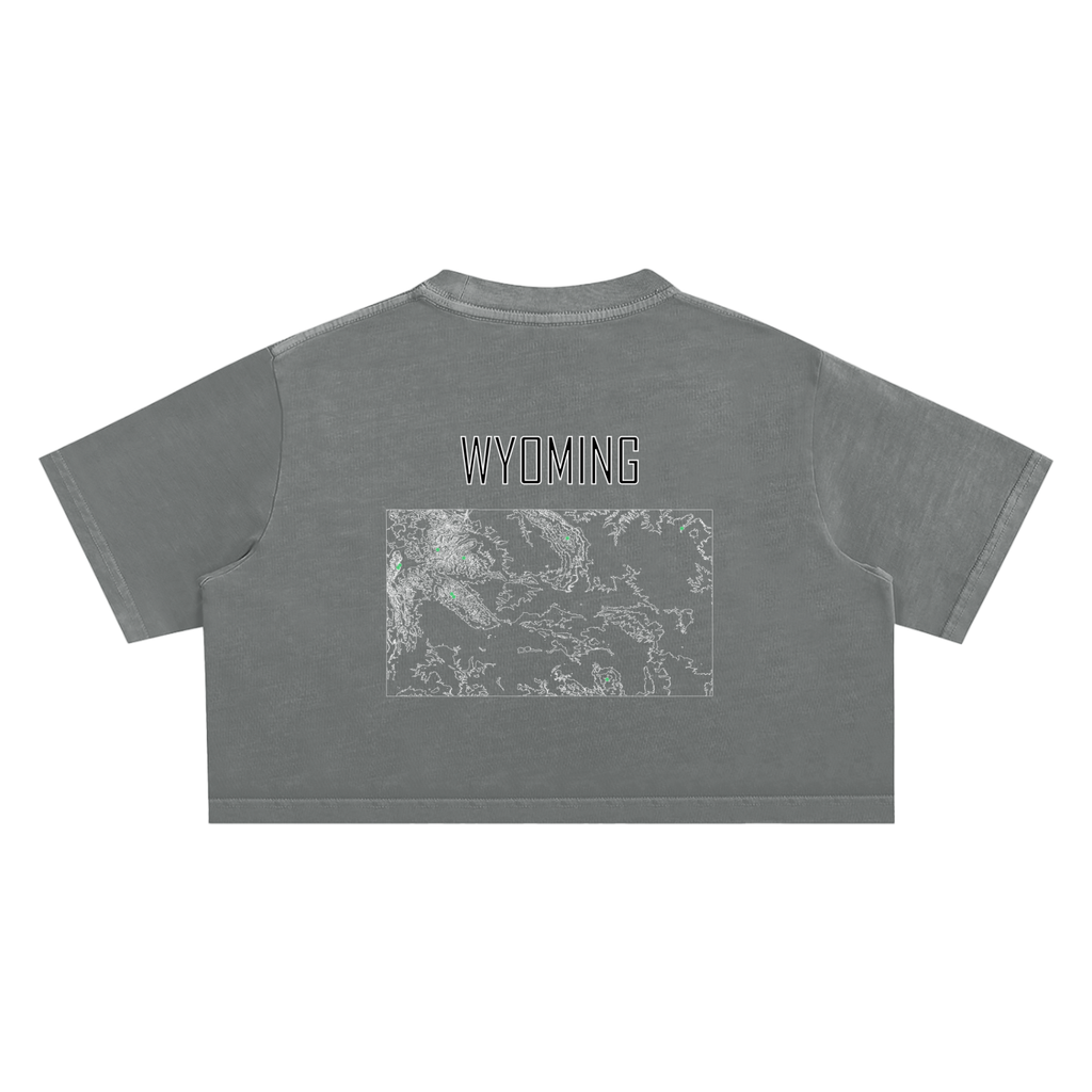 Women's Wyoming Contour Snow Washed Crop Top