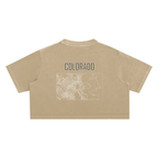 Women's Colorado Contour Snow Washed Crop Top