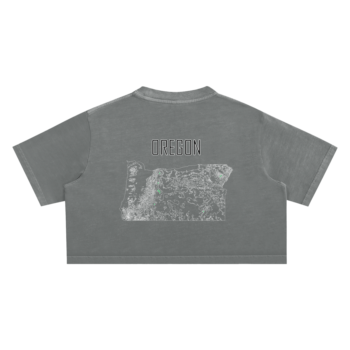 Women's Oregon Contour Snow Washed Crop Top