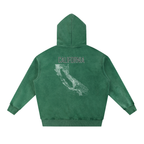 Unisex California Contour Topographic Oversized Fleece Hoodie