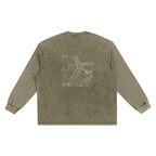 Men's Utah Contour Snow Washed Frayed Edge T-Shirt