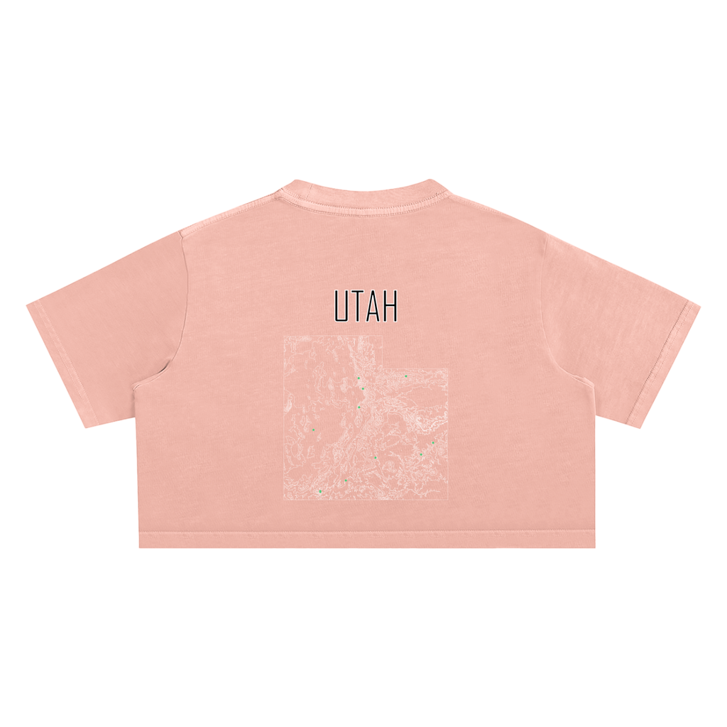 Women's Utah Contour Snow Washed Crop Top