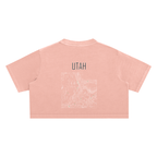 Women's Utah Contour Snow Washed Crop Top