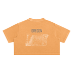 Women's Oregon Contour Snow Washed Crop Top
