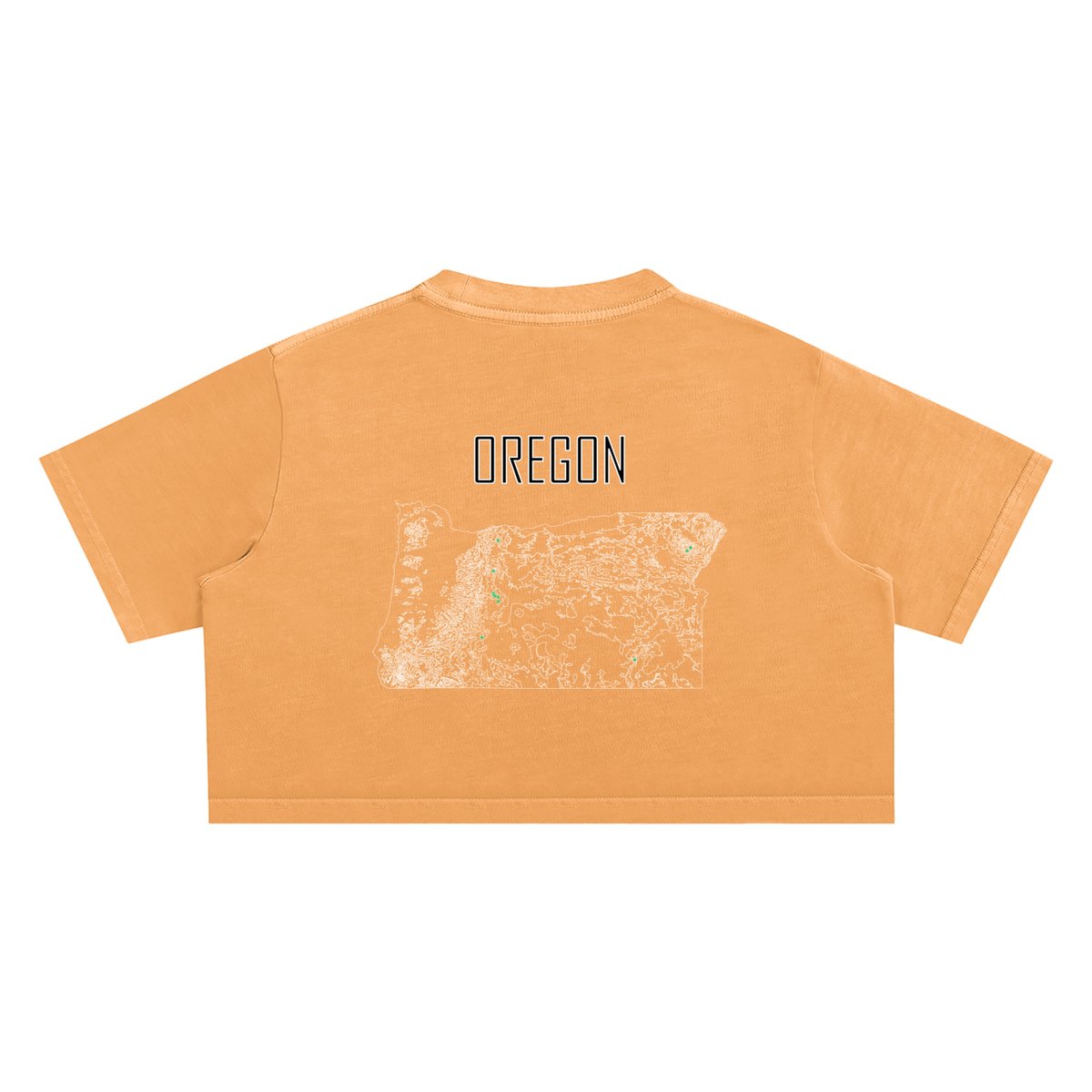 Women's Oregon Contour Snow Washed Crop Top