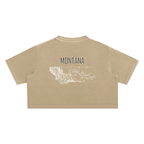 Women's Montana Contour Snow Washed Crop Top