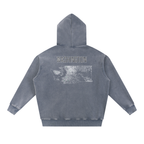 Unisex Washington Contour Topographic Oversized Fleece Hoodie