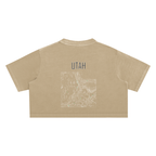 Women's Utah Contour Snow Washed Crop Top