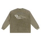 Men's Montana Contour Snow Washed Frayed Edge T-Shirt